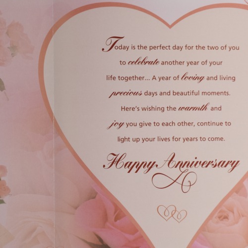 Congratulations On Your Anniversary | Greeting Card